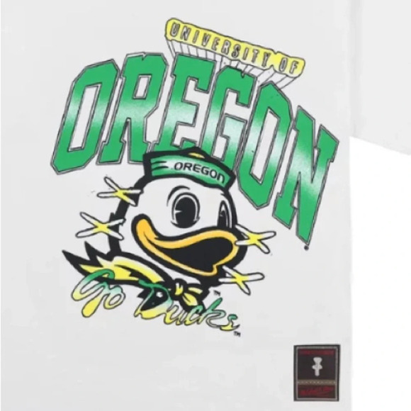 Cactus Jack by Travis Scott x Mitchell & Ness Oregon Ducks Handdrawn Shirt XXL - Picture 2 of 6